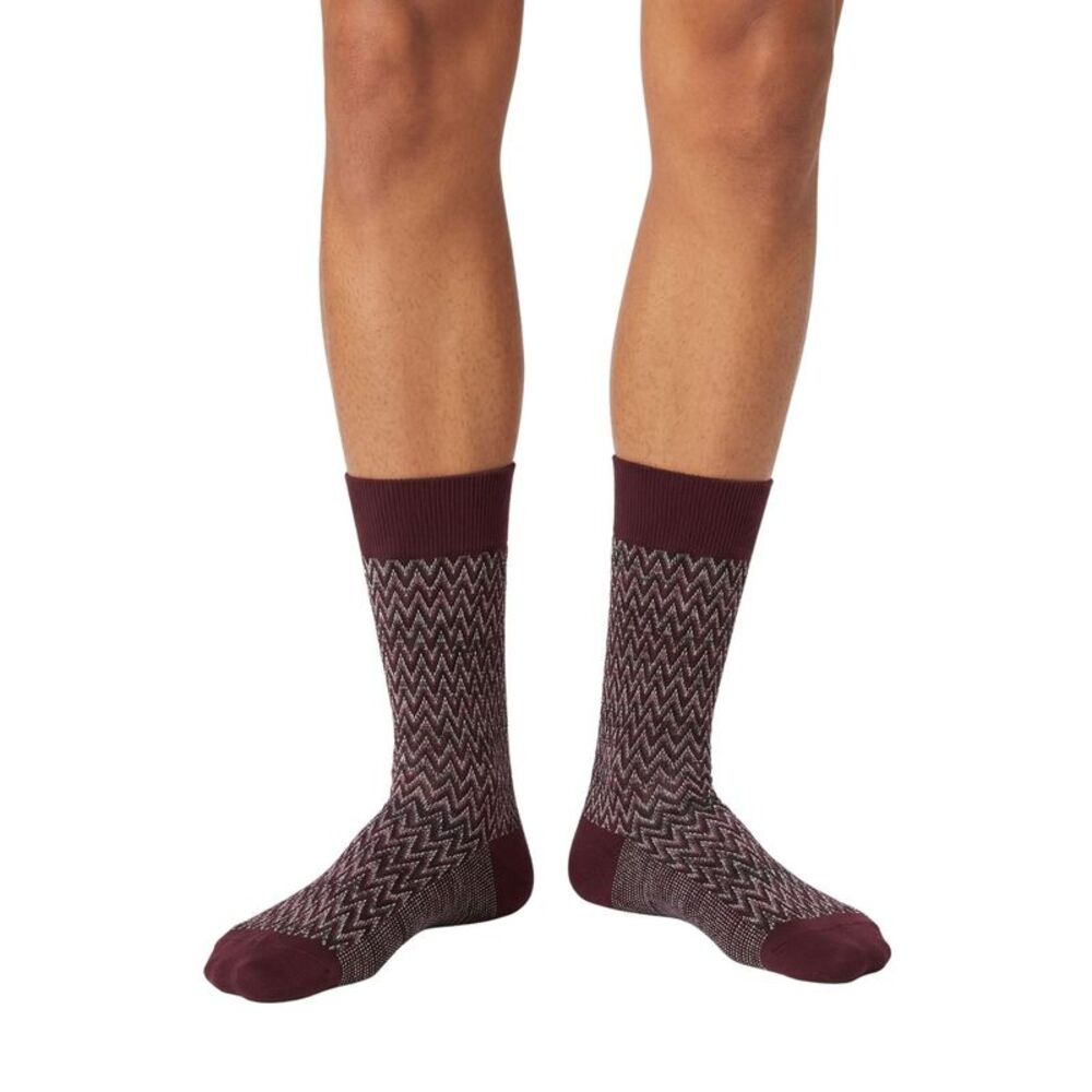Missoni Plum MensChevron Crew Socks-